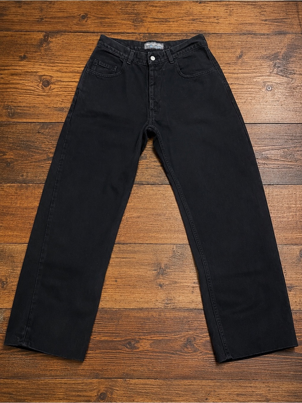 Men’s Vintage Levi’s SilverTab Loose Fit Black Jeans Y2K 11/00 Denim 34x32 (28)
